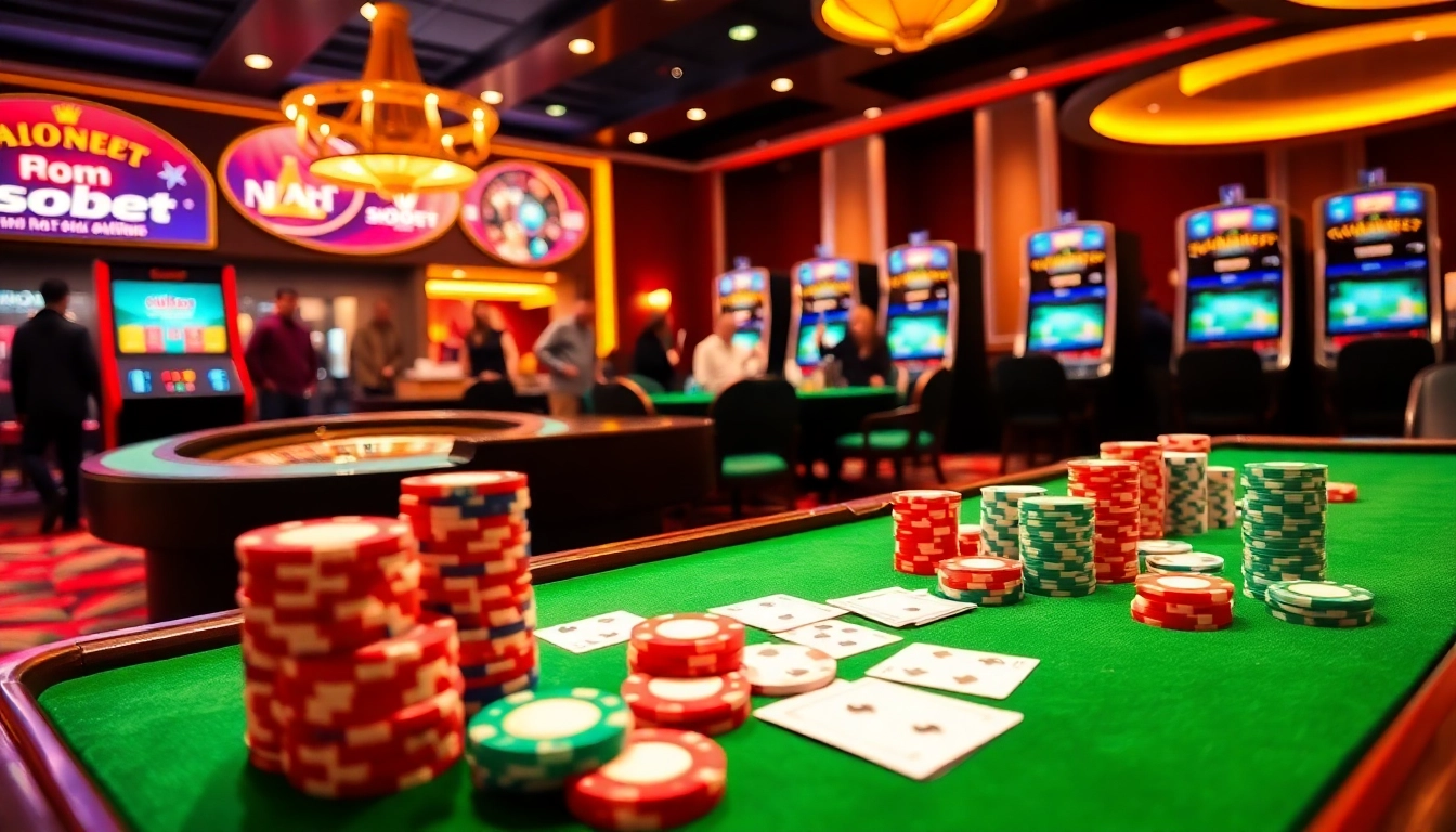 Experience sbobet sports betting with colorful poker chips and exciting casino games.