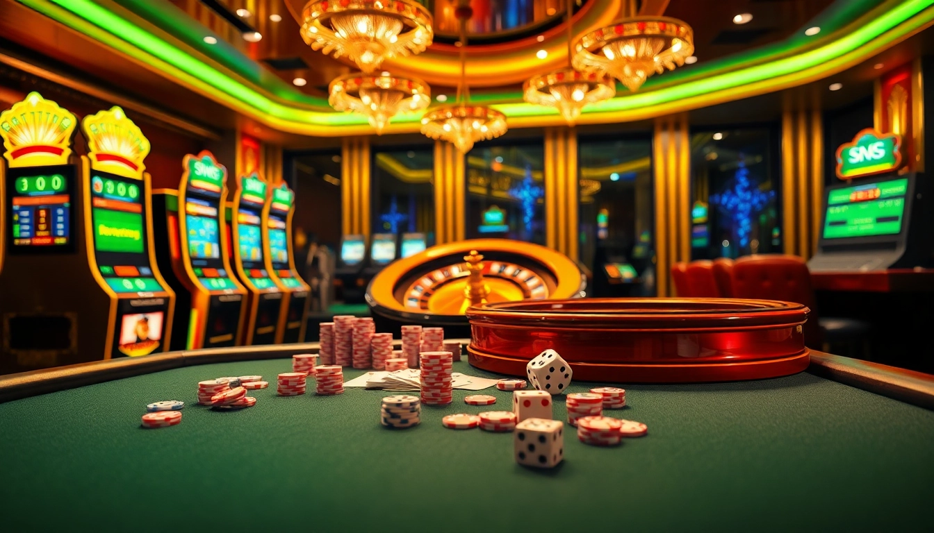 Experience the thrill of online gambling at https://nh88vn.com/ with vibrant casino visuals.